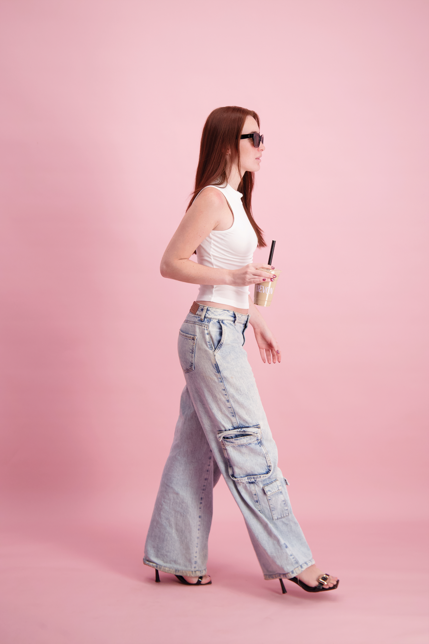 TOP HALTER RIB
