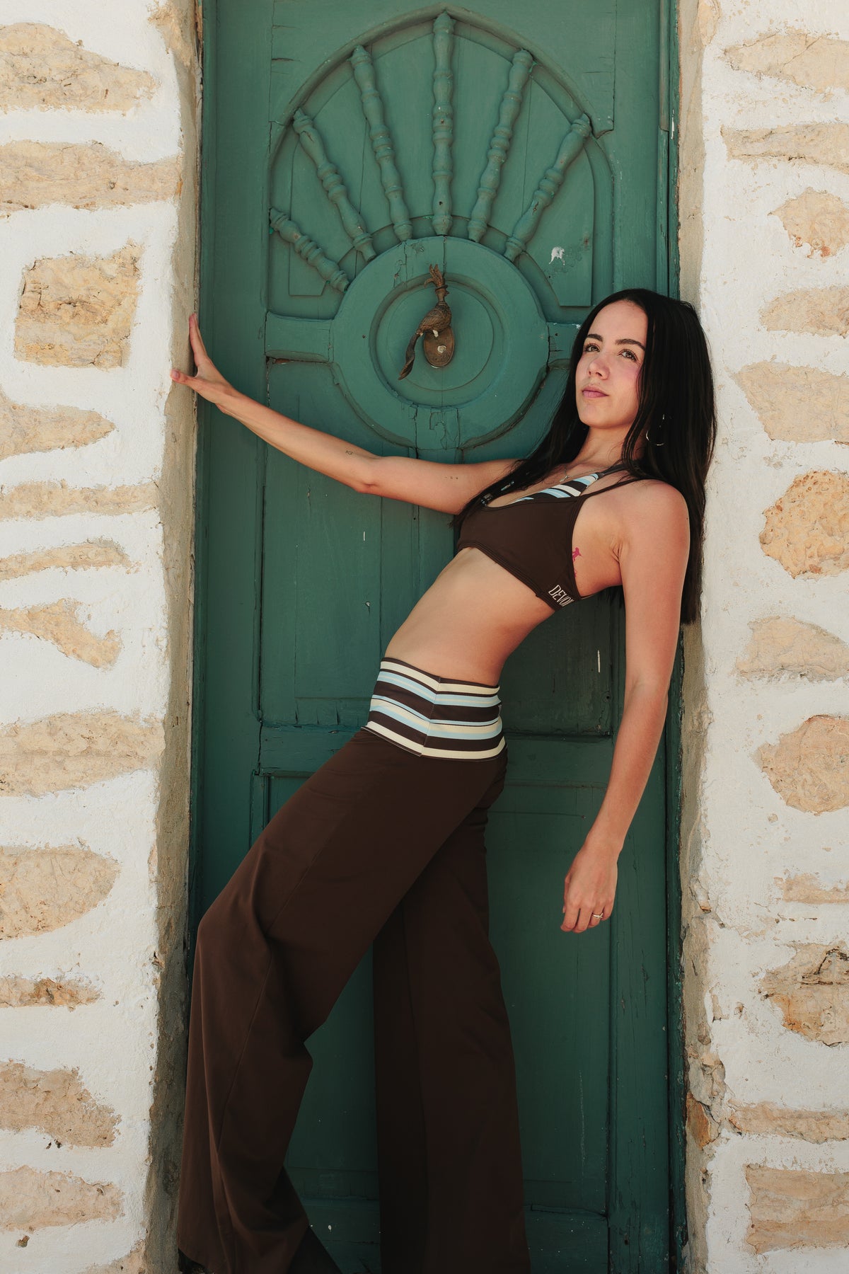 Y2K SET FLARE PANTS