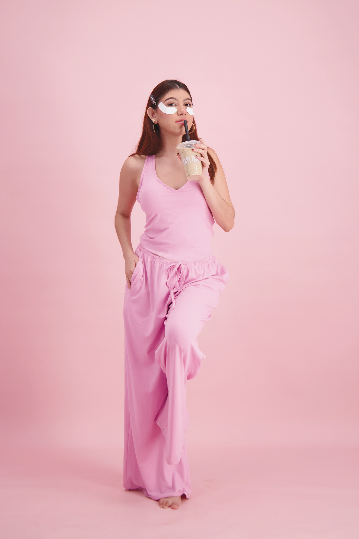 MILKSHAKE PINK PIJAMA TOP